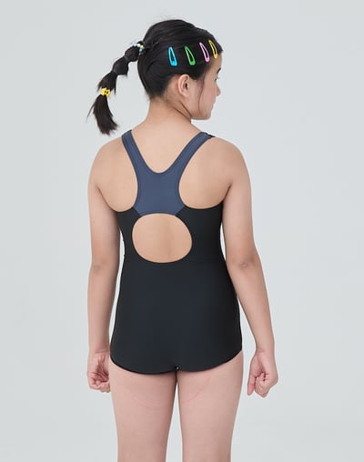 Haolang 運動少女連身四角泳衣2