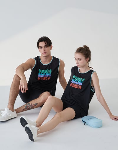 Haolang 中性海島透氣背心罩衫7