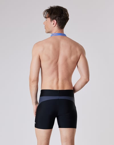 Haolang 石墨黑游泳五分泳褲2