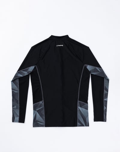 Haolang 黑玻璃男款長袖泳衣5