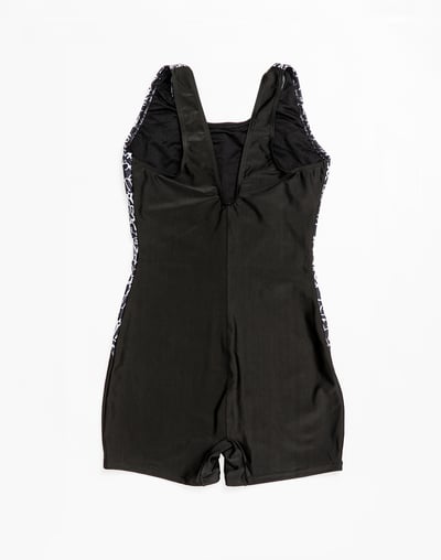 Haolang  黑白塗鴉基本款連身四角4