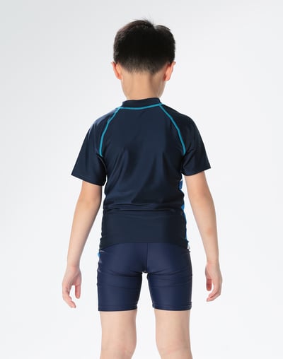 Haolang 小隊長男童短袖泳衣(上衣)2