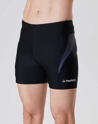 Haolang 石墨黑游泳五分泳褲4