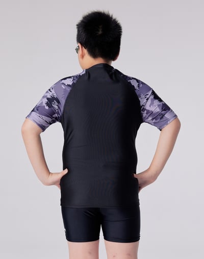 Haolang 街頭塗鴉大童短袖泳衣557042