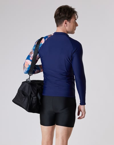 Haolang 叢林花樣男款長袖泳衣5