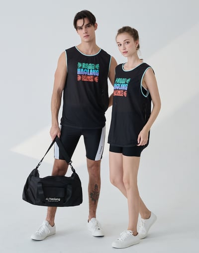 Haolang 中性海島透氣背心罩衫8