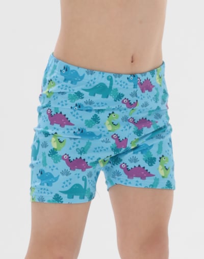 Haolang 可愛恐龍男童五分泳褲3