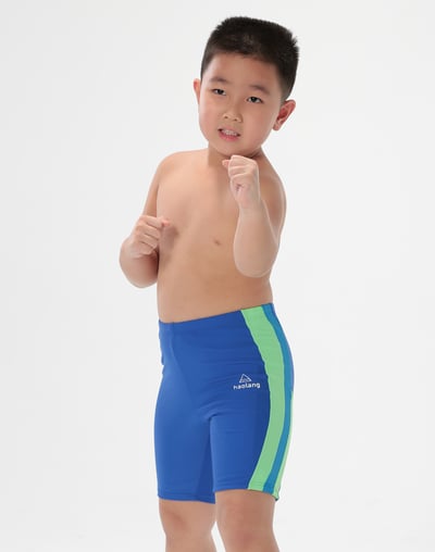 Haolang 海洋藍男童七分泳褲1