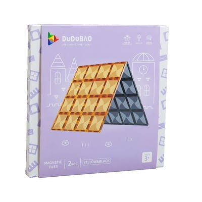 DUDUBAO磁力片－大幫手（黃、黑）2PCS1