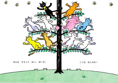 【作者親筆簽名・附限定貼紙】『ねこのき』貓咪樹5