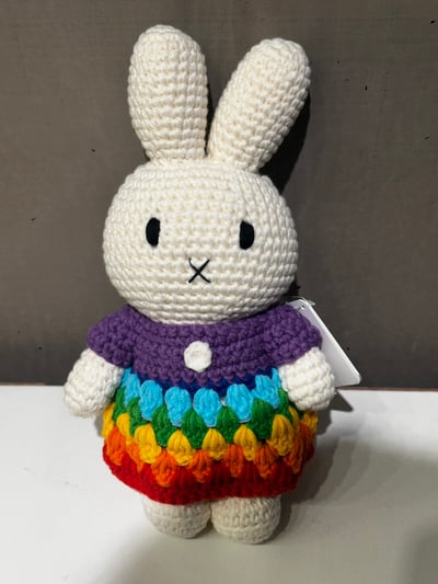 米飛針織玩偶繪本套組：彩虹洋裝米飛＋米飛的放大鏡3