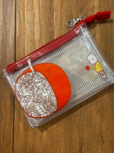 吉竹伸介《這是蘋果嗎？也許是喔》透明收納包1