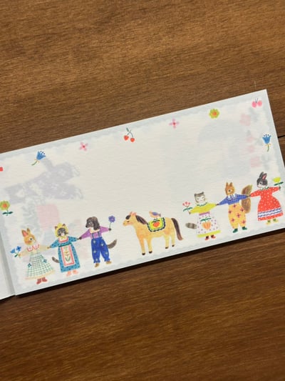 布川愛子 一筆箋 Jardin2