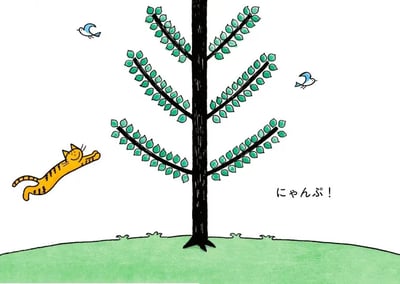 【作者親筆簽名・附限定貼紙】『ねこのき』貓咪樹3
