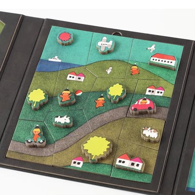 五味太郎趣味桌遊 : 多了哪一片拼圖書4