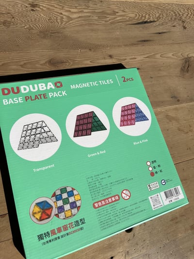 DUDUBAO 磁力片-大幫手（綠紅2片)2