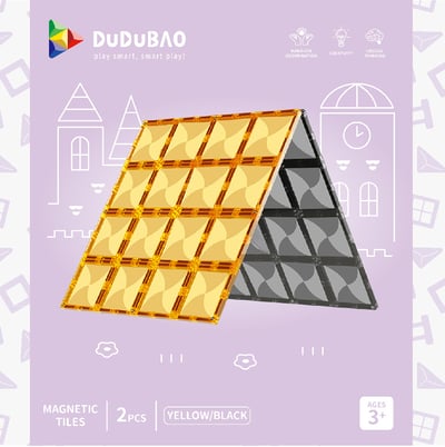 DUDUBAO磁力片－大幫手（黃、黑）2PCS5