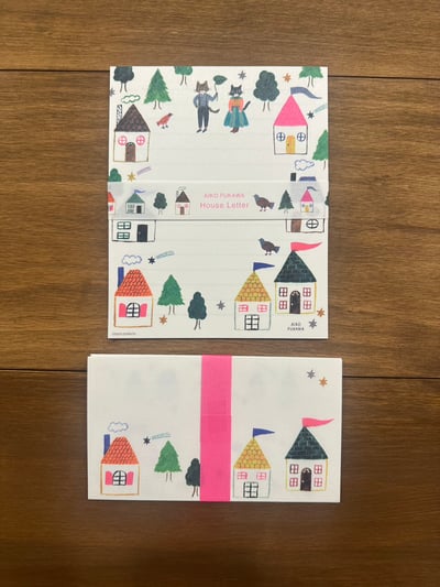 布川愛子 信紙套裝 House Letter2