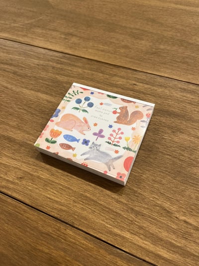 布川愛子 便條本 feel nature2