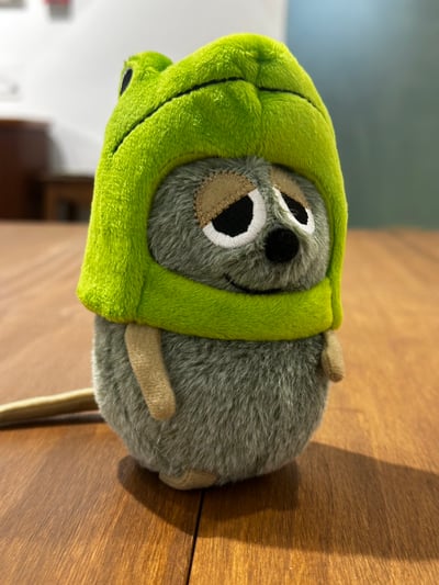 田鼠阿佛變身系列絨毛玩偶：青蛙2