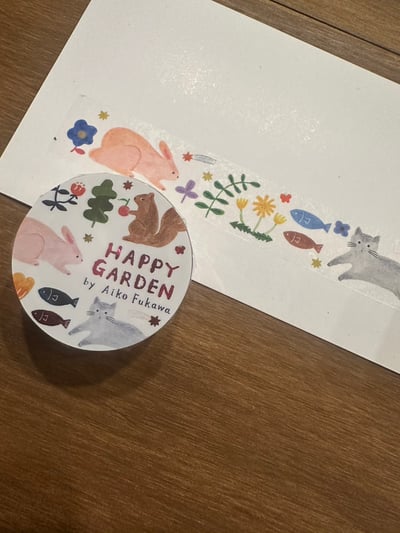 布川愛子 透明膠帶 HAPPY GARDEN1