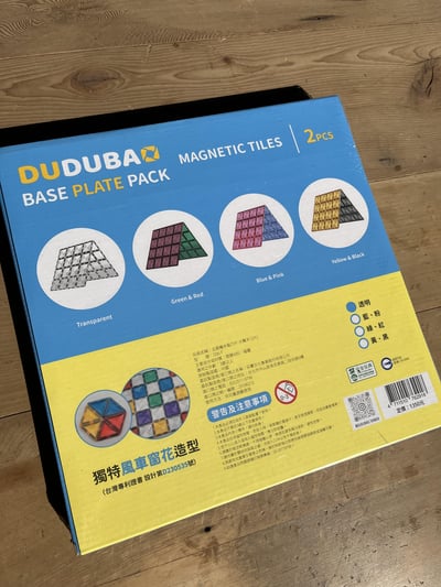 DUDUBAO 磁力片-大幫手（透明2片)2