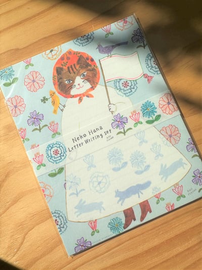 布川愛子 信紙套裝 Neko Hana1
