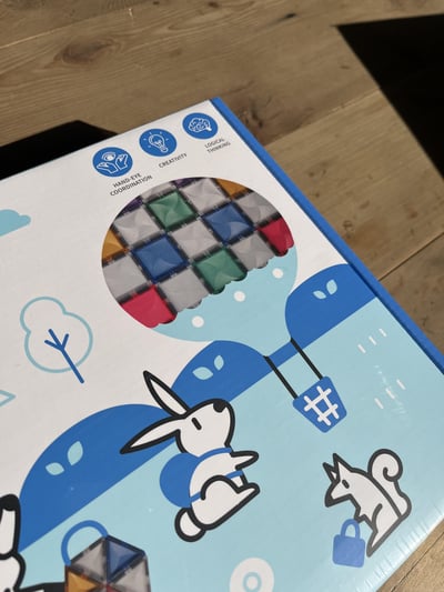 DUDUBAO 磁力片-森林好朋友（粉彩102片）2