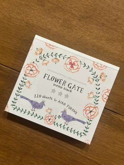 布川愛子 便條本 FLOWER GATE3