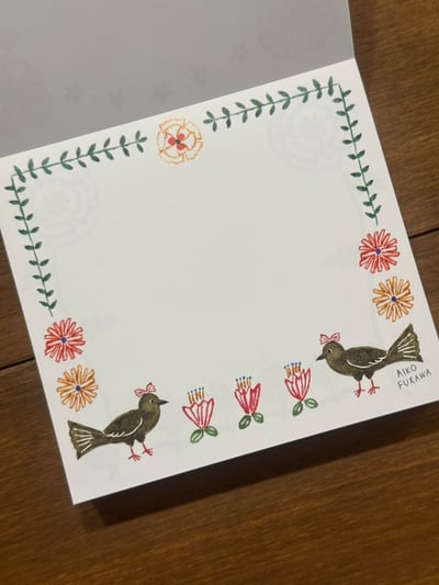 布川愛子 便條本 FLOWER GATE2