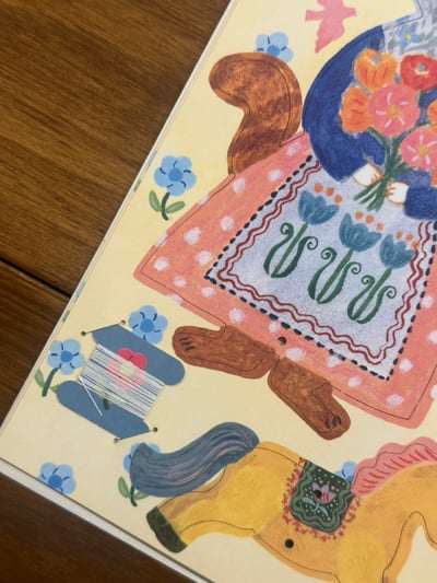 布川愛子 模切卡片 florist3