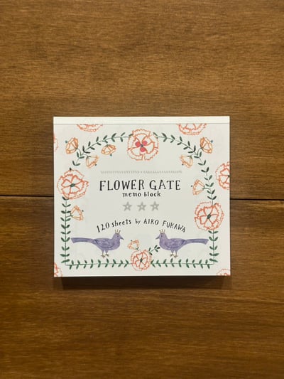 布川愛子 便條本 FLOWER GATE1