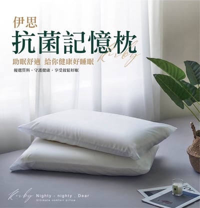 伊思抗菌記憶枕1
