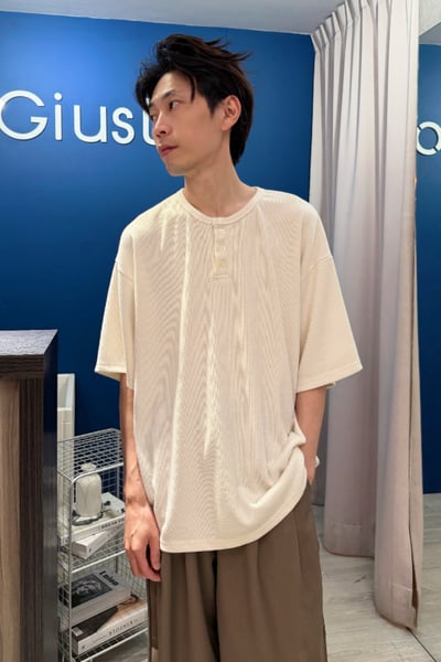 【 Giusto 】布料超舒服前開釦圓領上衣6