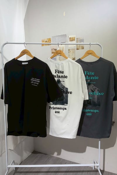 【 Giusto 】立體刺繡英字印圖防皺上衣8