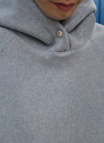 【 Giusto 】混羊毛單暗釦連帽上衣2