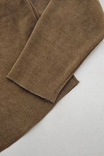 【 Giusto 】立領排釦內絨面針織上衣8