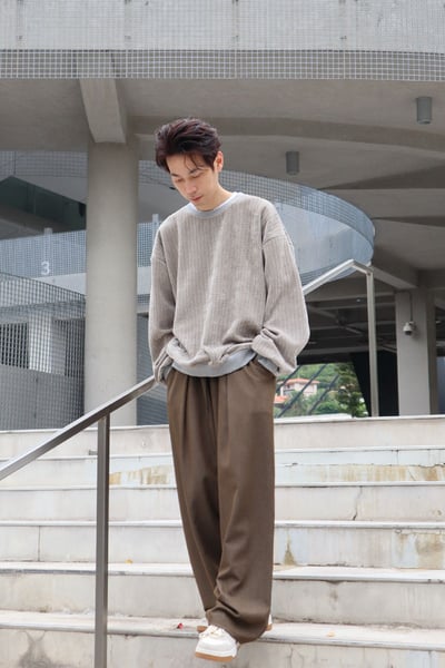 【 Giusto 】百搭基礎麂皮大學T5