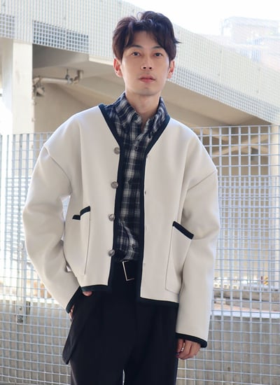 【 Giusto 】針織滾邊質感鈕釦小香外套1