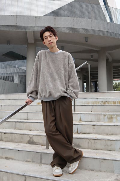 【 Giusto 】百搭基礎麂皮大學T9