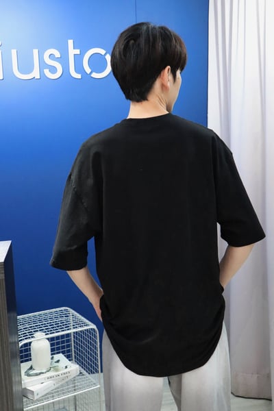 【 優惠只到05/16 】水墨幾何印圖短袖上衣7