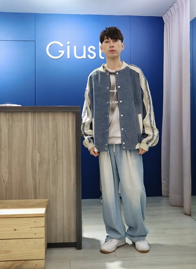 【 Giusto 】時尚度滿分手袖抽鬚牛仔外套7