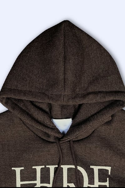 【 Giusto 】文字設計針織連帽長袖上衣4