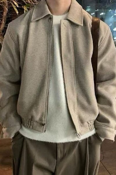 【 Giusto 】毛呢厚磅內鋪棉短版外套1