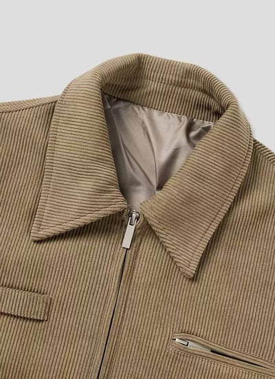 【 Giusto 】翻領前大口袋燈心絨獵裝夾克5