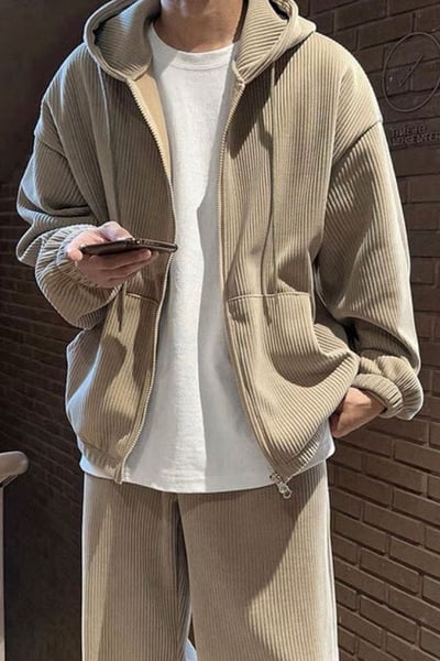 【 Giusto 】質感百搭首選燈芯絨套裝｜外套1