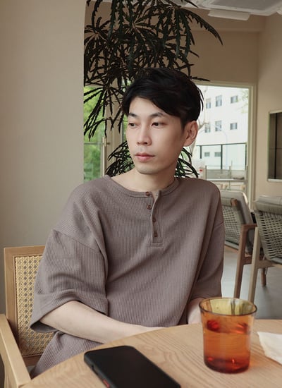 【 Giusto 】布料超舒服前開釦圓領上衣5