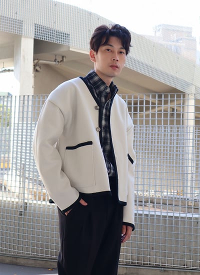 【 Giusto 】針織滾邊質感鈕釦小香外套8