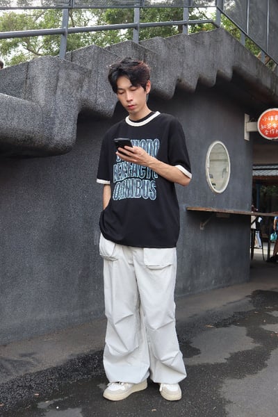 【 Giusto 】立體口袋前膝下抓褶長褲3