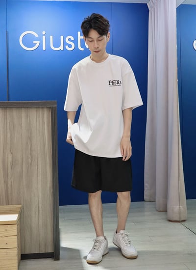 【 Giusto 】熱銷款｜高磅數衣襬開衩套裝 《 短褲 》9